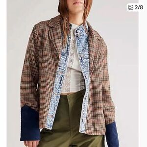 Free People Rancher Plaid Jacket - Rancher Combo